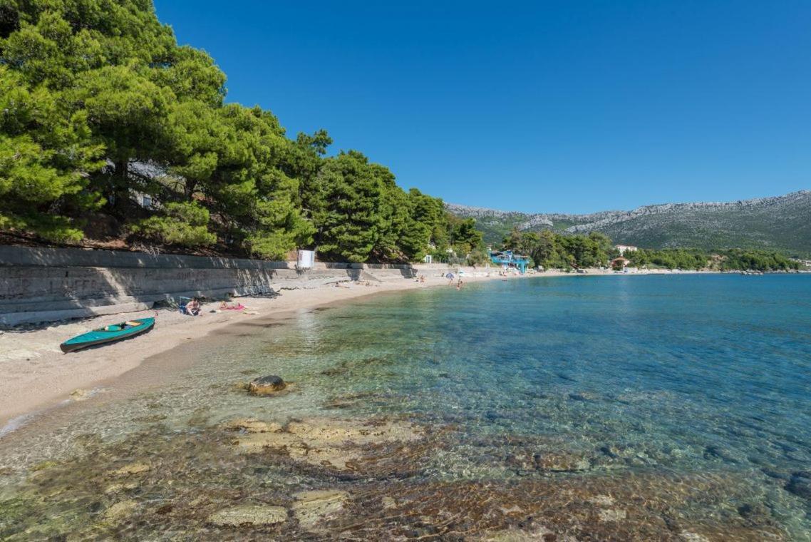 Luxury Beachfront Villa Mare With Private Pool At The Beach Orebic - Peljesac Екстер'єр фото