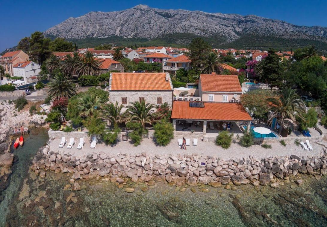 Luxury Beachfront Villa Mare With Private Pool At The Beach Orebic - Peljesac Екстер'єр фото